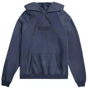 Authentic TAYLOR SWIFT Eras Tour US & International Dates Washed Blue Hoodie NEW